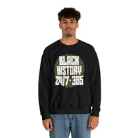 Black History 24/7 365 Unisex Heavy Blend™ Crewneck Sweatshirt