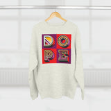 “typoGRAPHICall” Dope (square) v2 - Premium Crewneck Sweatshirt