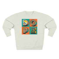 “typoGRAPHICall” Dope (square) - Premium Crewneck Sweatshirt