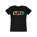 Dope Colorblock, v1 - Women's The Boyfriend Tee