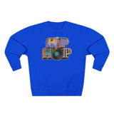 “typo-GRAPHIC-all” Hip Hop v2 Unisex Premium Crewneck Sweatshirt