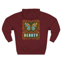 Beauty 2-Sided Unisex Premium Pullover Hoodie