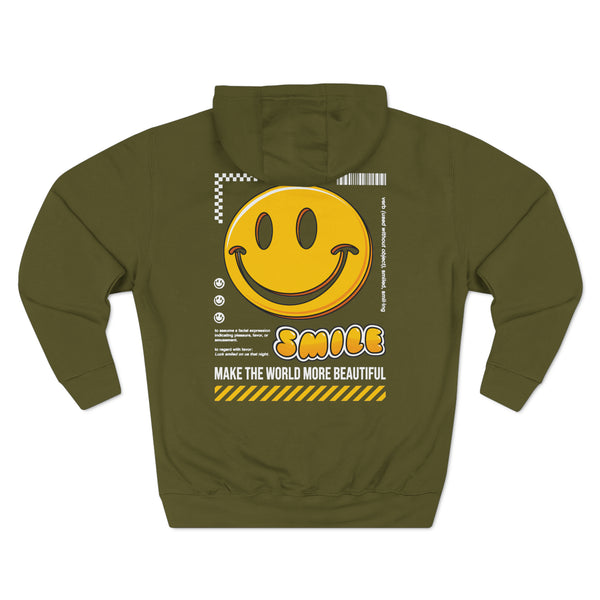 Smile 2-Sided Unisex Premium Pullover Hoodie