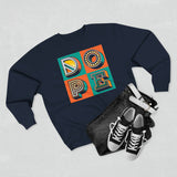 “typoGRAPHICall” Dope (square) - Premium Crewneck Sweatshirt