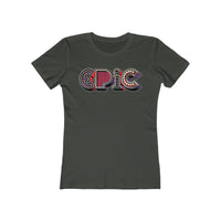 “typo-GRAPHIC-all” Epic, V. 2 - Women's The Boyfriend Tee