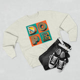 “typoGRAPHICall” Dope (square) - Premium Crewneck Sweatshirt