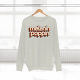 Melanin Poppin - Unisex Premium Crewneck Sweatshirt