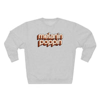 Melanin Poppin - Unisex Premium Crewneck Sweatshirt