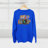 “typo-GRAPHIC-all” Hip Hop v2 Unisex Premium Crewneck Sweatshirt