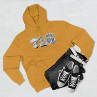 718 Area Code - Unisex Premium Pullover Hoodie