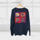 “typoGRAPHICall” Dope (square) v2 - Premium Crewneck Sweatshirt